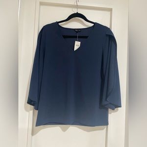 New Banana republic blouse with petal sleeves - very unique and charming!